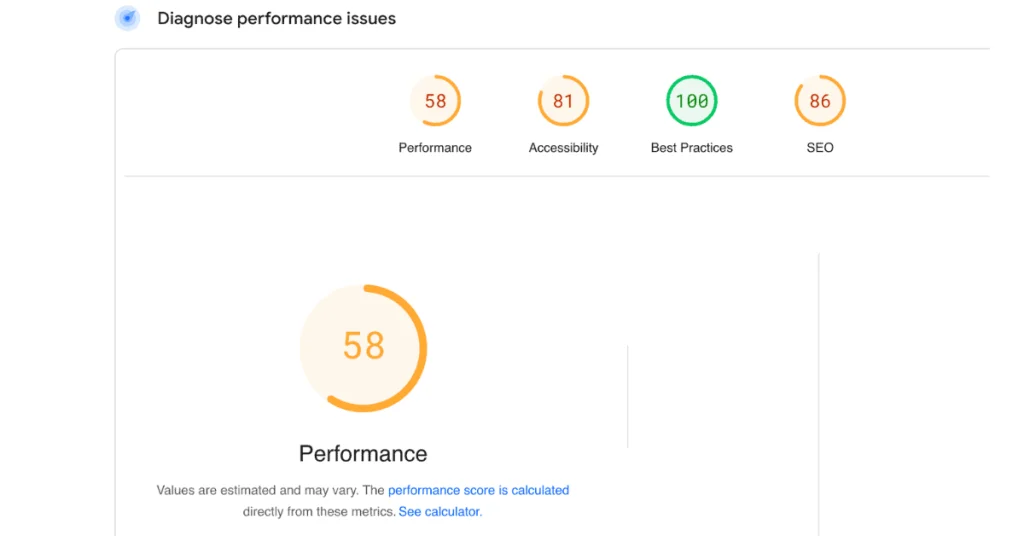 Diagnose performance issues with free seo tools