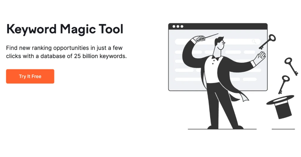 Semrush is the best keyword research tool