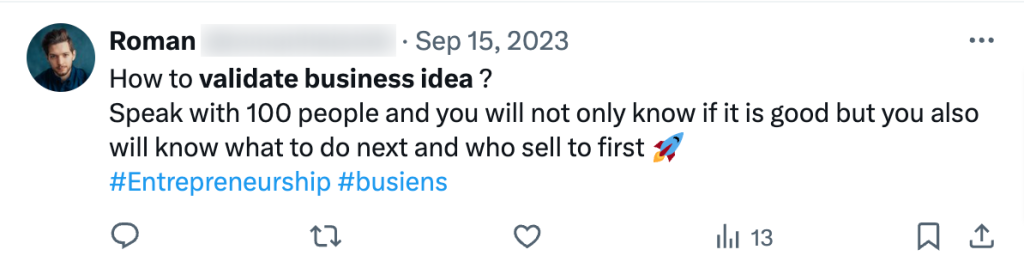 validate business idea